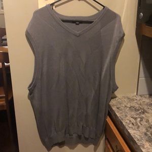 Sweater vest men’s XL grey